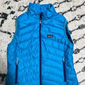 Patagonia Goose Down Sweater Vest Curacao Blue Women's Large
